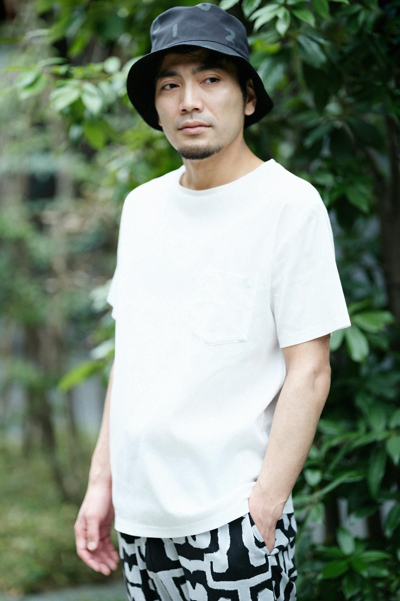 40/40 半袖ポケットTシャツ／つくも昆