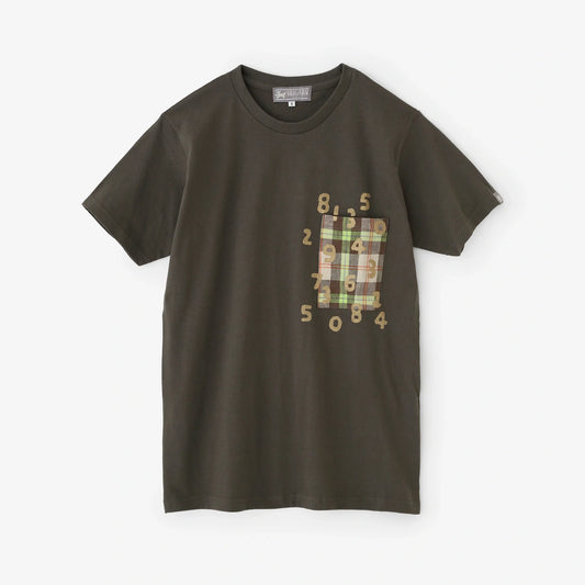 半袖 ポケットTシャツ[5.0]／チャコール昆（こん）