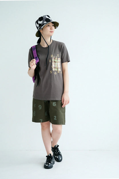 半袖 ポケットTシャツ[5.0]／チャコール昆（こん）